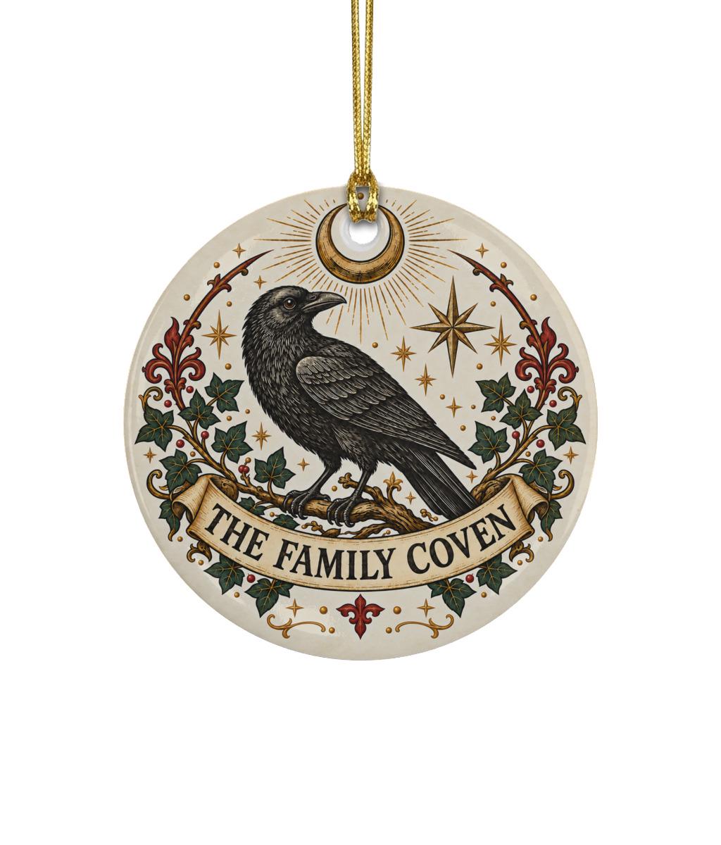 Family Coven Hanging Ceramic Ornament - Wyrd Dezigns
