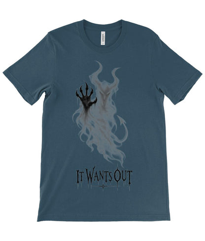 It Wants Out Demon T Shirt, Gothic Devil Graphic Tee, Dark Horror Shirt - Wyrd Dezigns
