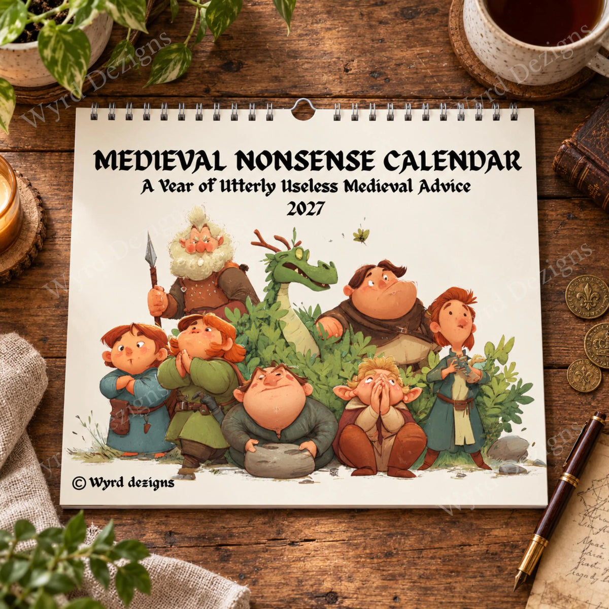 Medieval Nonsense 2027 Calendar