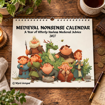 Medieval Nonsense 2027 Calendar