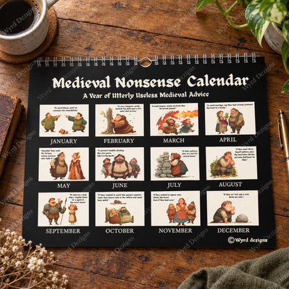 Medieval Nonsense 2027 Calendar