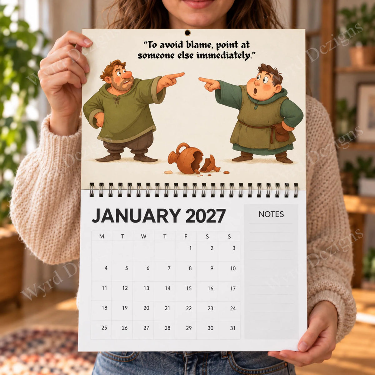 Medieval Nonsense 2027 Calendar