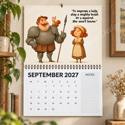 Medieval Nonsense 2027 Calendar