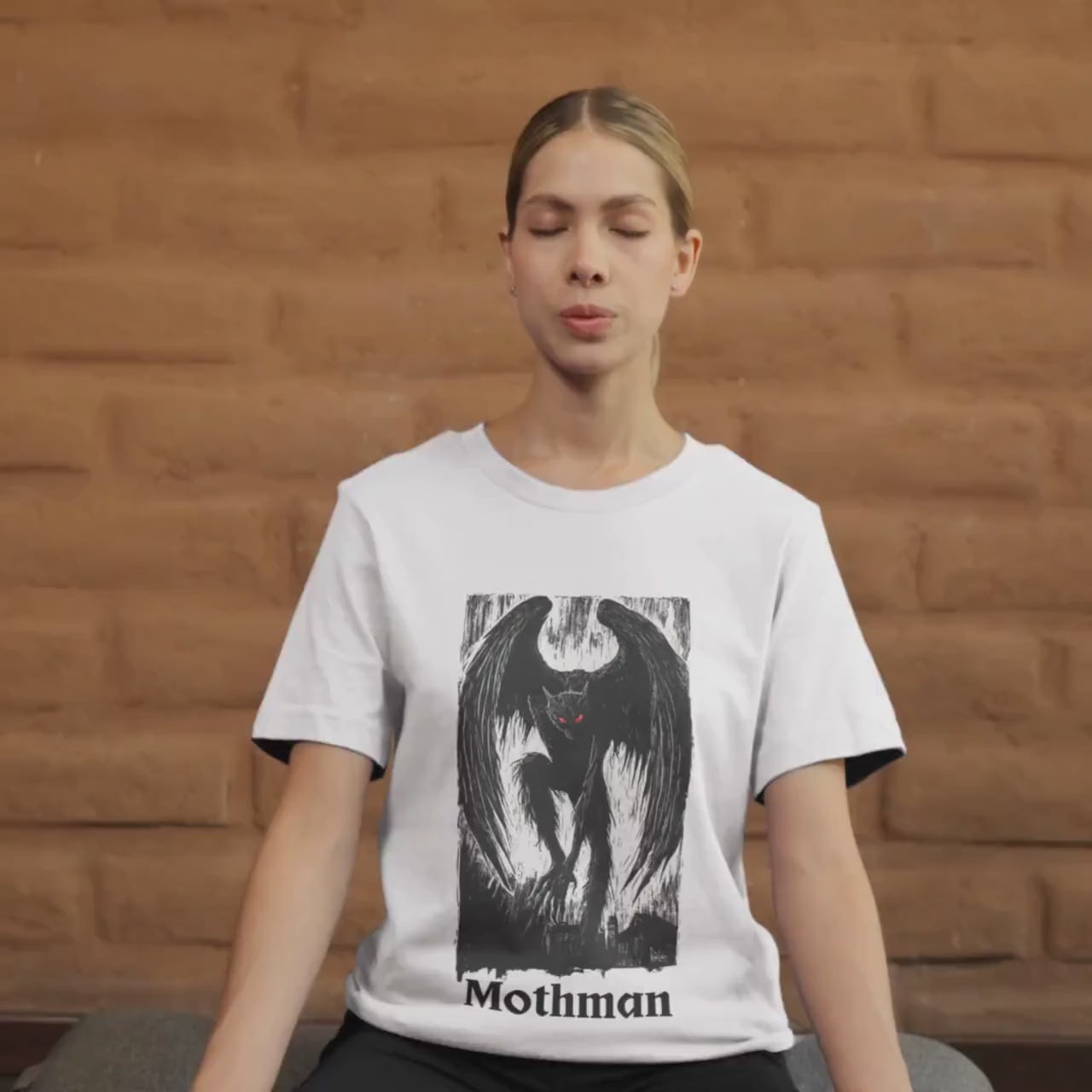 Mothman T-Shirt, Cryptid, Cryptozoology Gift, Monster Tee, Moth Man Shirt, Paranormal  Mysterious Creature, Urban Legends, Scary Monster Art