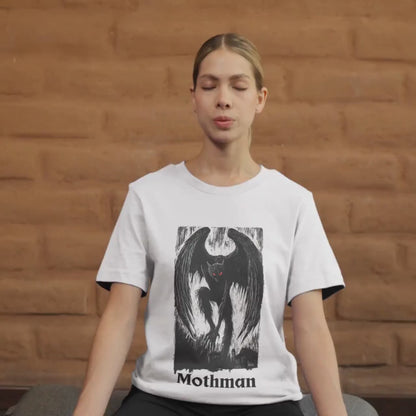 Mothman T-Shirt, Cryptid, Cryptozoology Gift, Monster Tee, Moth Man Shirt, Paranormal  Mysterious Creature, Urban Legends, Scary Monster Art