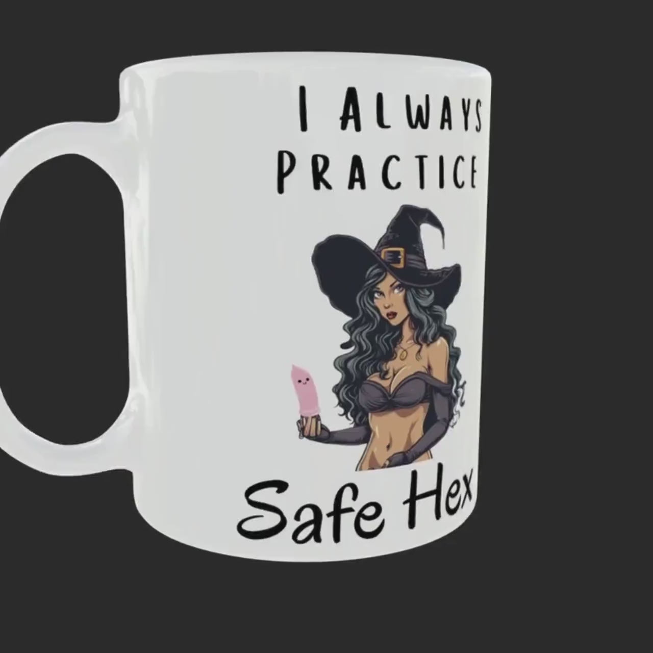 Rude Witch Mug, Hex Mug, Funny Witch Gifts, Spell Mug, Spell Casting, Witchy Gifts, Innuendo Gift, Wiccan, Witchcraft, Pagan, Gothic